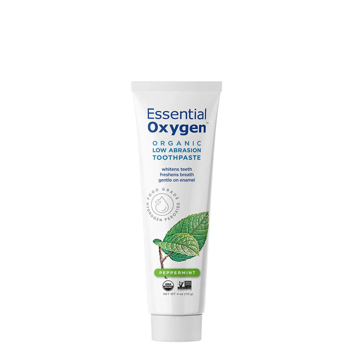 Essential Oxygen Organic Low Abrasion Toothpaste | Peppermint - Essentiallydestinyy