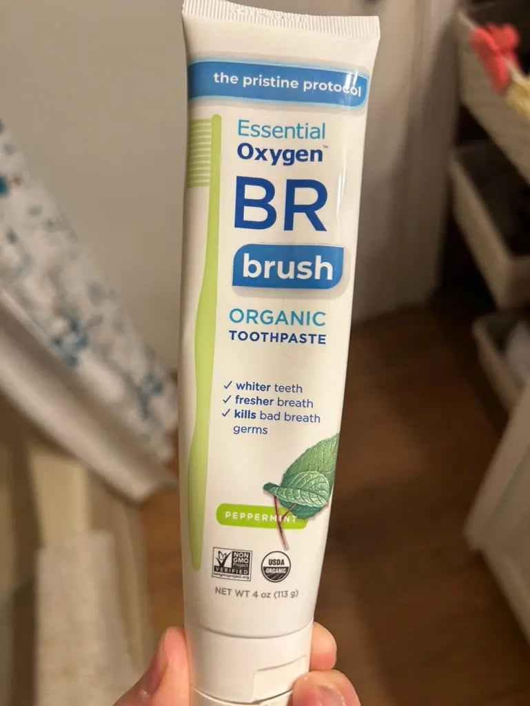 Essential Oxygen Organic Low Abrasion Toothpaste | Peppermint - Essentiallydestinyy