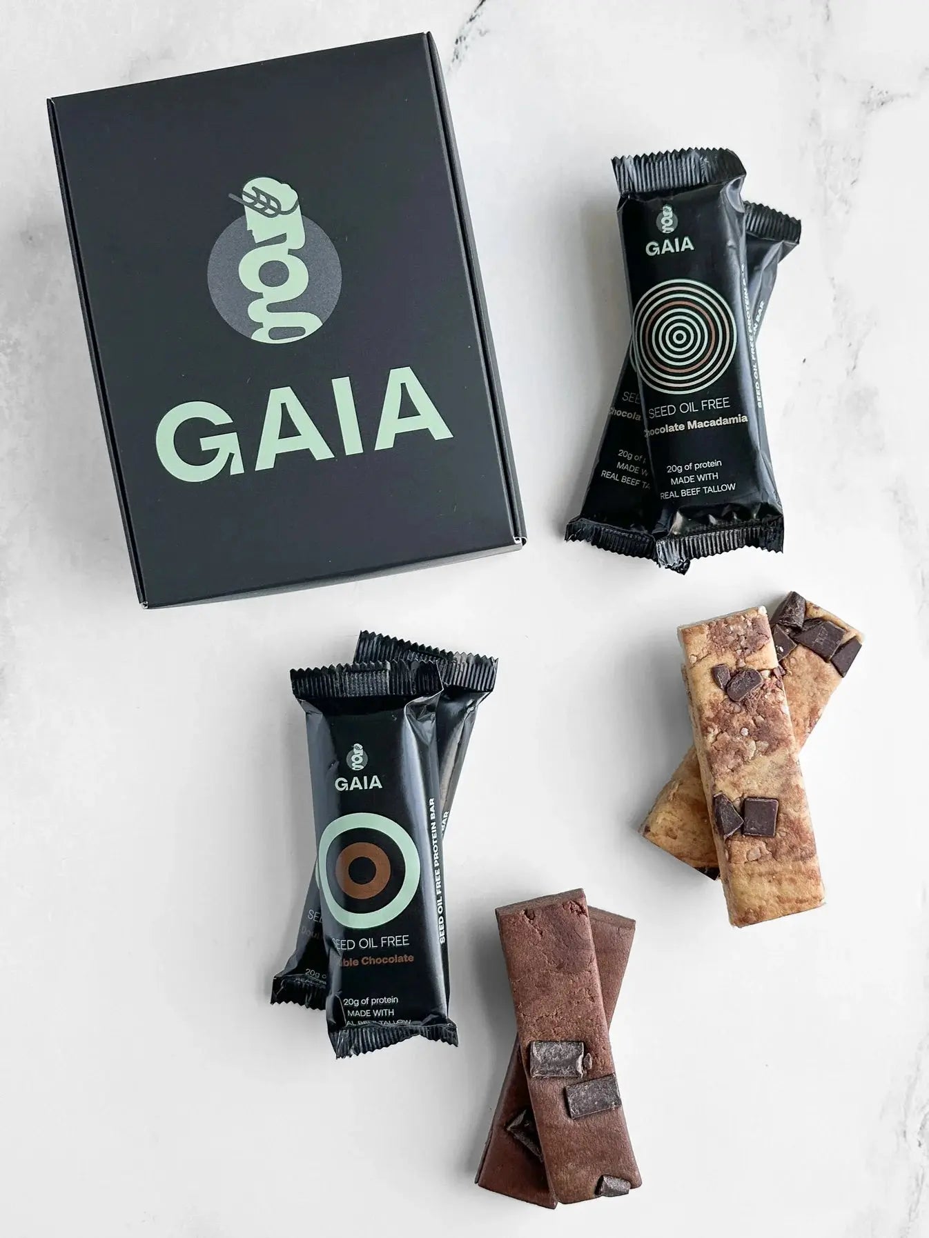 Gaia Seed Oil Free Protein Bar Variety Pack - Essentiallydestinyy