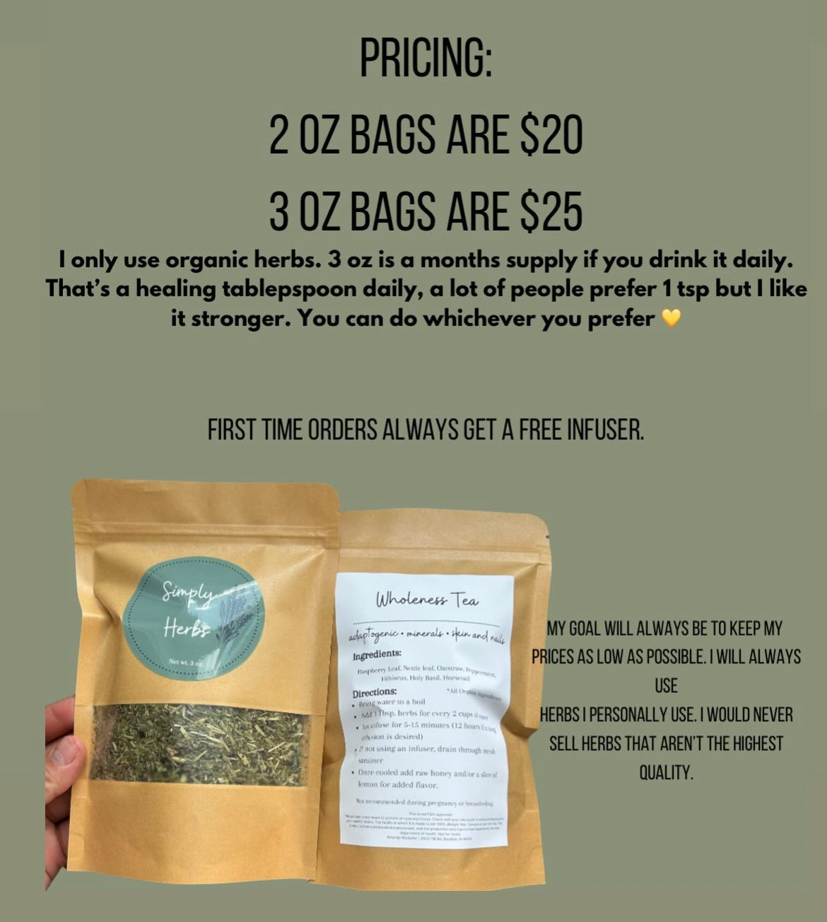 Simply Herbs (Indiana Customers Only)