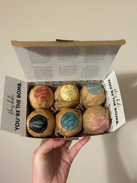 Beauty By Earth Bath Bomb Gift Set - 6 Pack