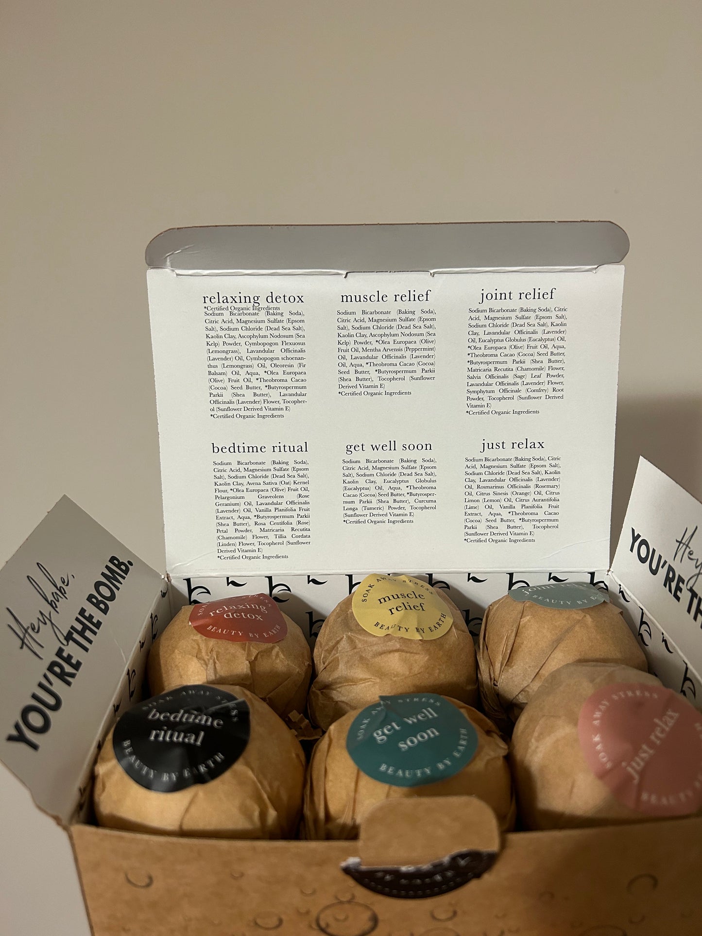 Beauty By Earth Bath Bomb Gift Set - 6 Pack