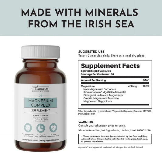 Just Ingredients Magnesium Complex - Essentiallydestinyy