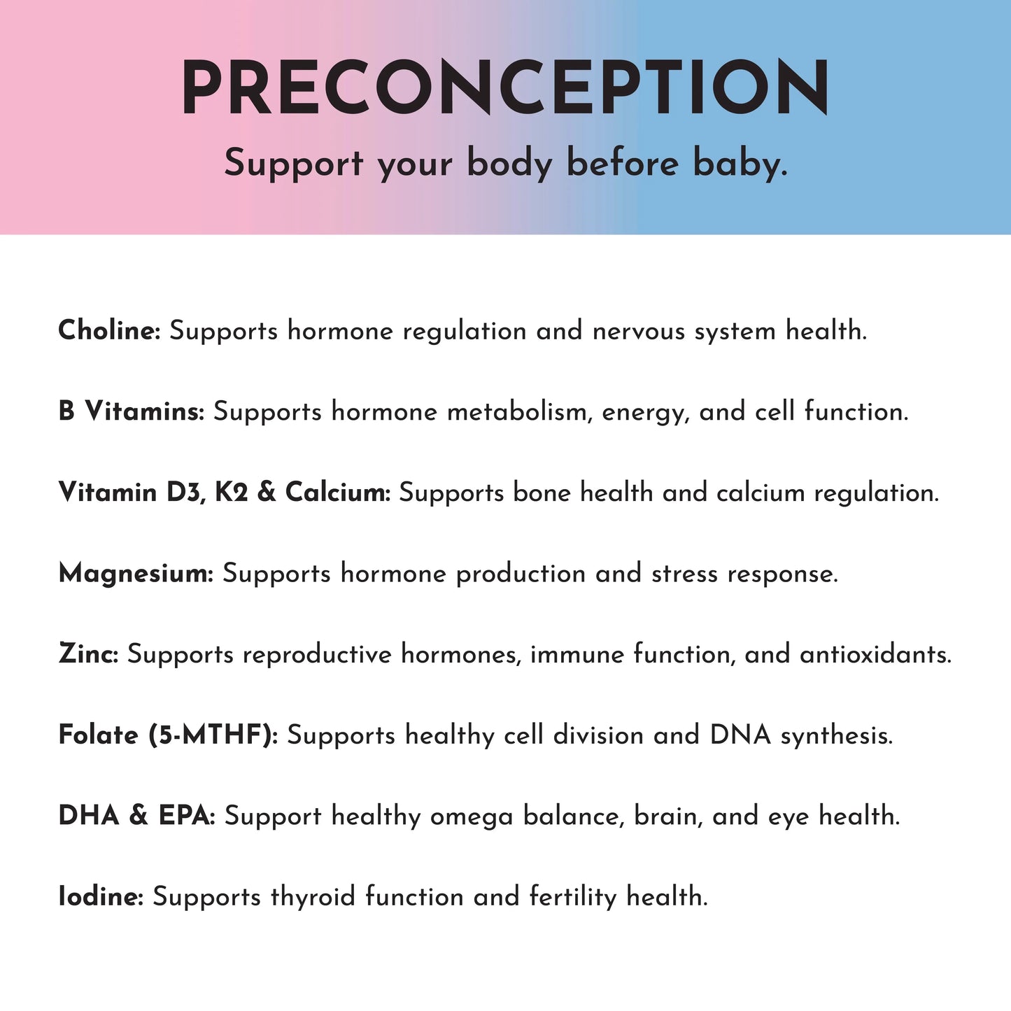 Just Ingredients Prenatal + DHA - Essentiallydestinyy