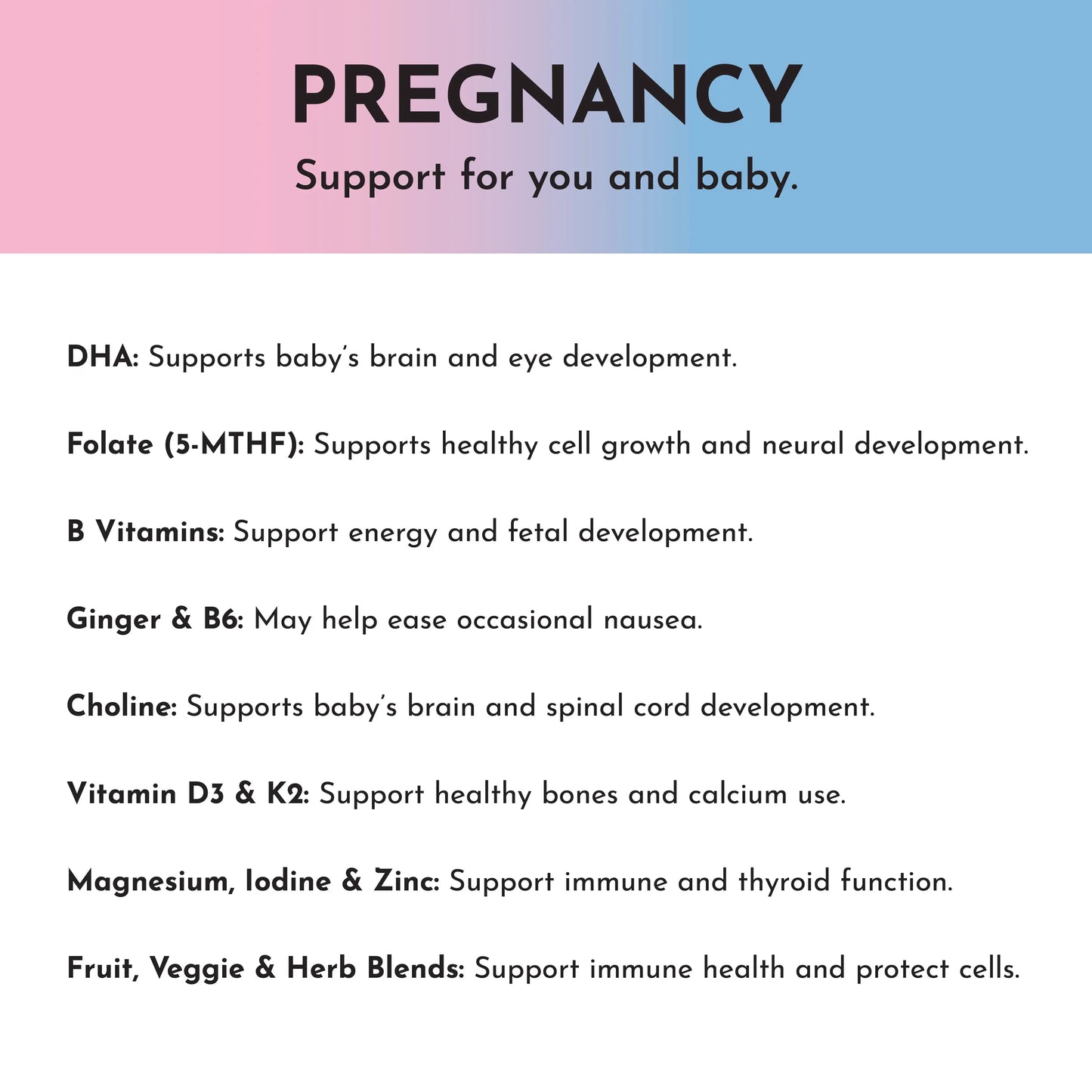 Just Ingredients Prenatal + DHA - Essentiallydestinyy