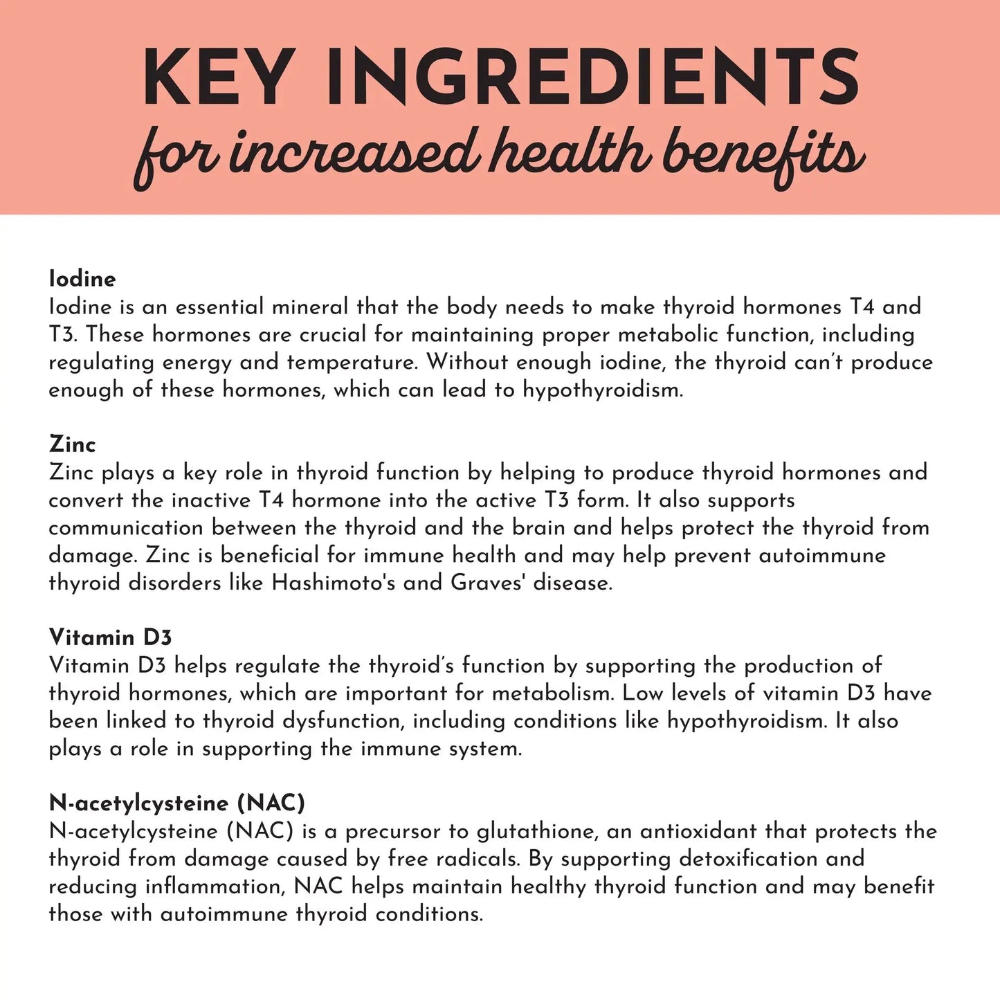 Just Ingredients Thyroid Support - Essentiallydestinyy