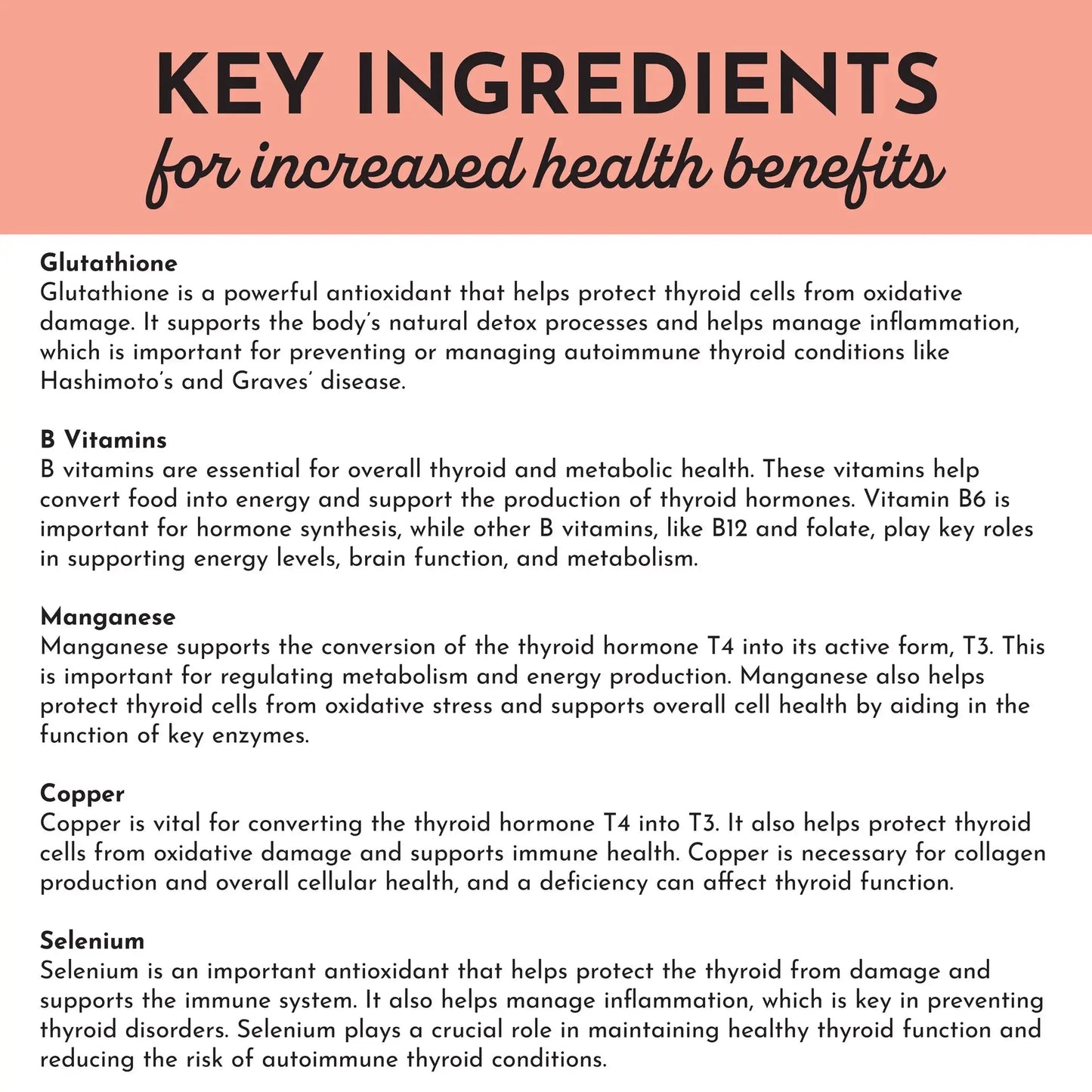 Just Ingredients Thyroid Support - Essentiallydestinyy