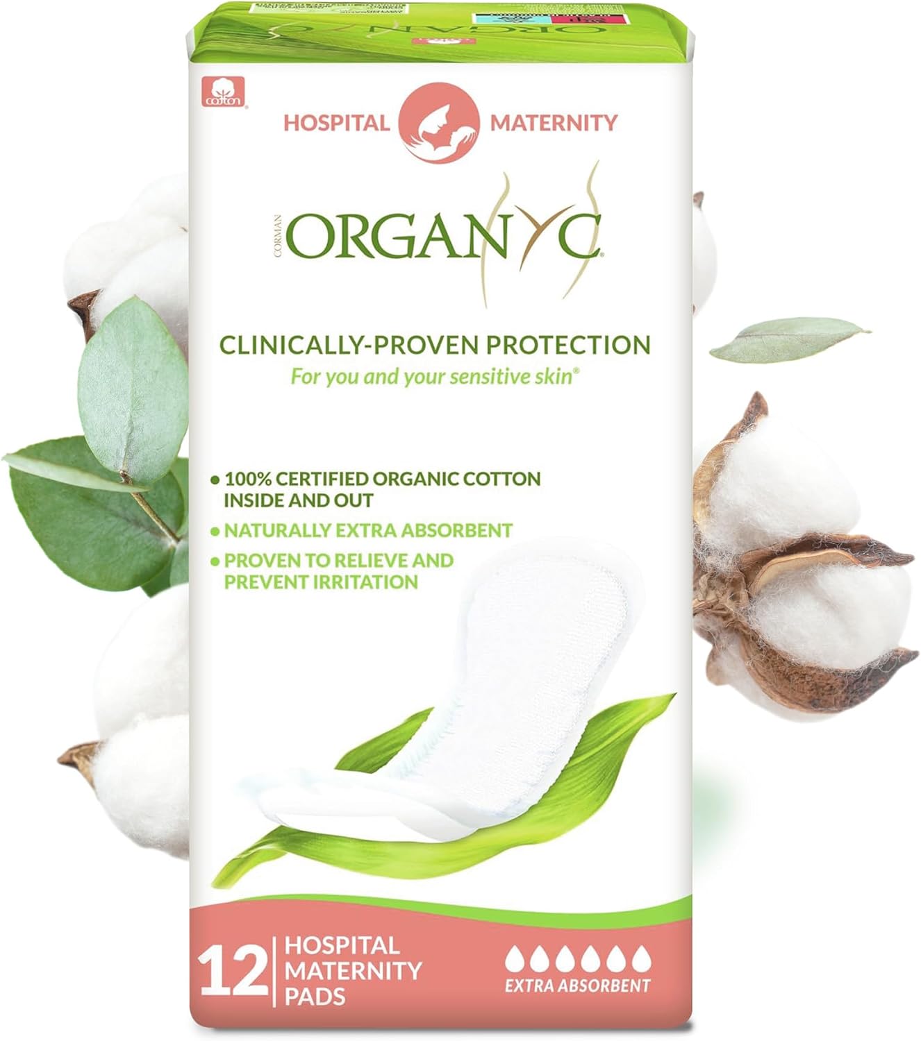 Organyc Postpartum Pads