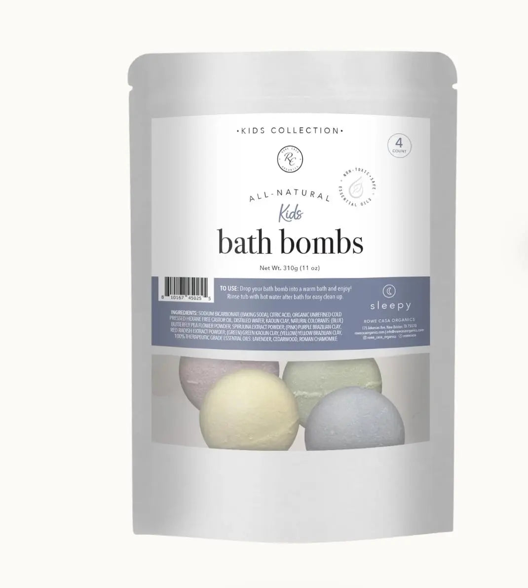 Rowe Casa Organics Kids Bath Bombs - Essentiallydestinyy