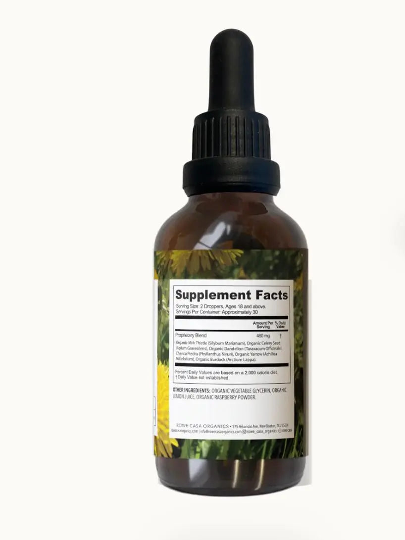 Rowe Casa Organics Liver Support Tincture - Essentiallydestinyy