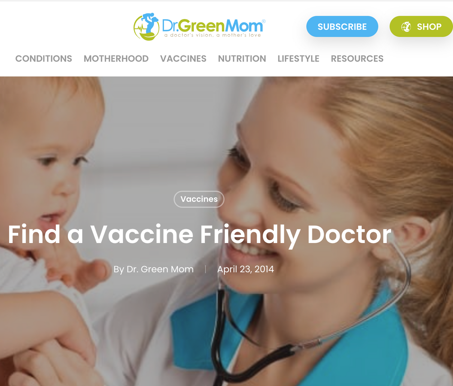 Dr Greenmom Find A Vaccine Friendly Doctor