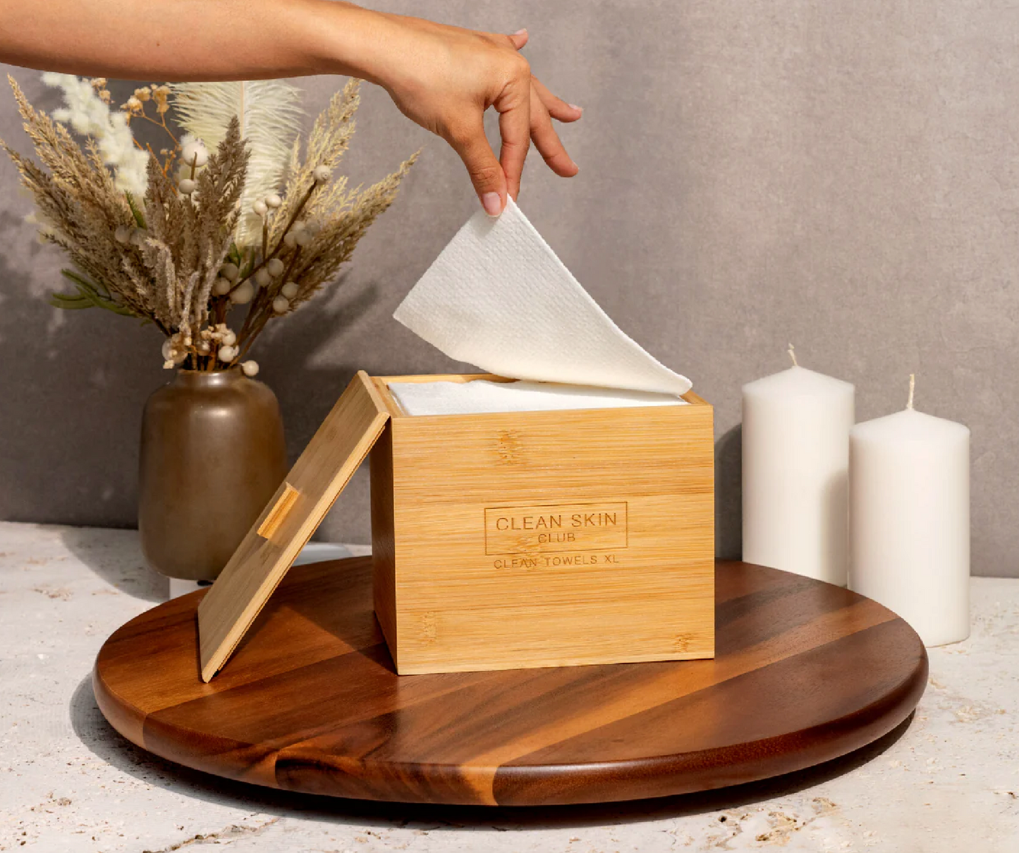 Clean Skin Club Luxe Bamboo with Cover