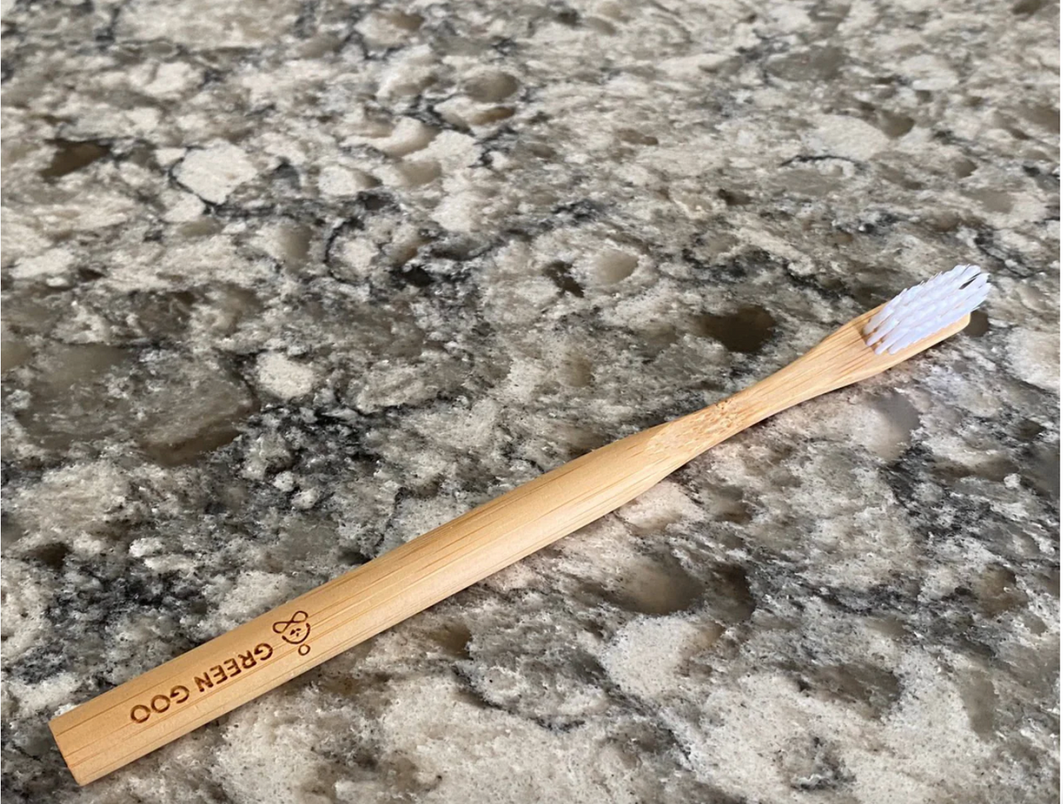 Green Goo Plant-Based Bamboo Adult Toothbrush