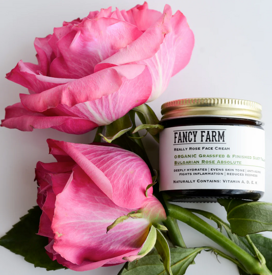 Fancy Farm Skincare Rose (Glass Jar)