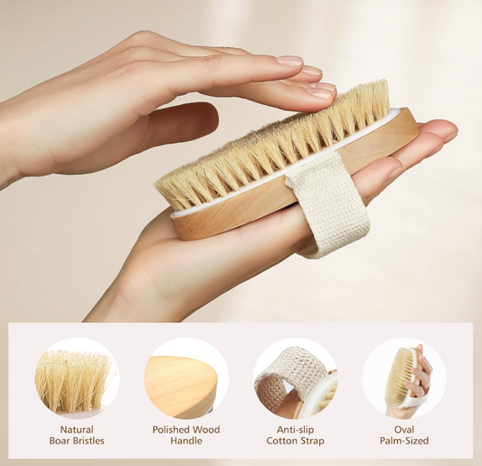 POPCHOSE Dry Brushing Body Brush