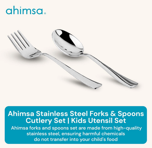 Ahisma (Made Safe) Stainless Steel Kid Utensils