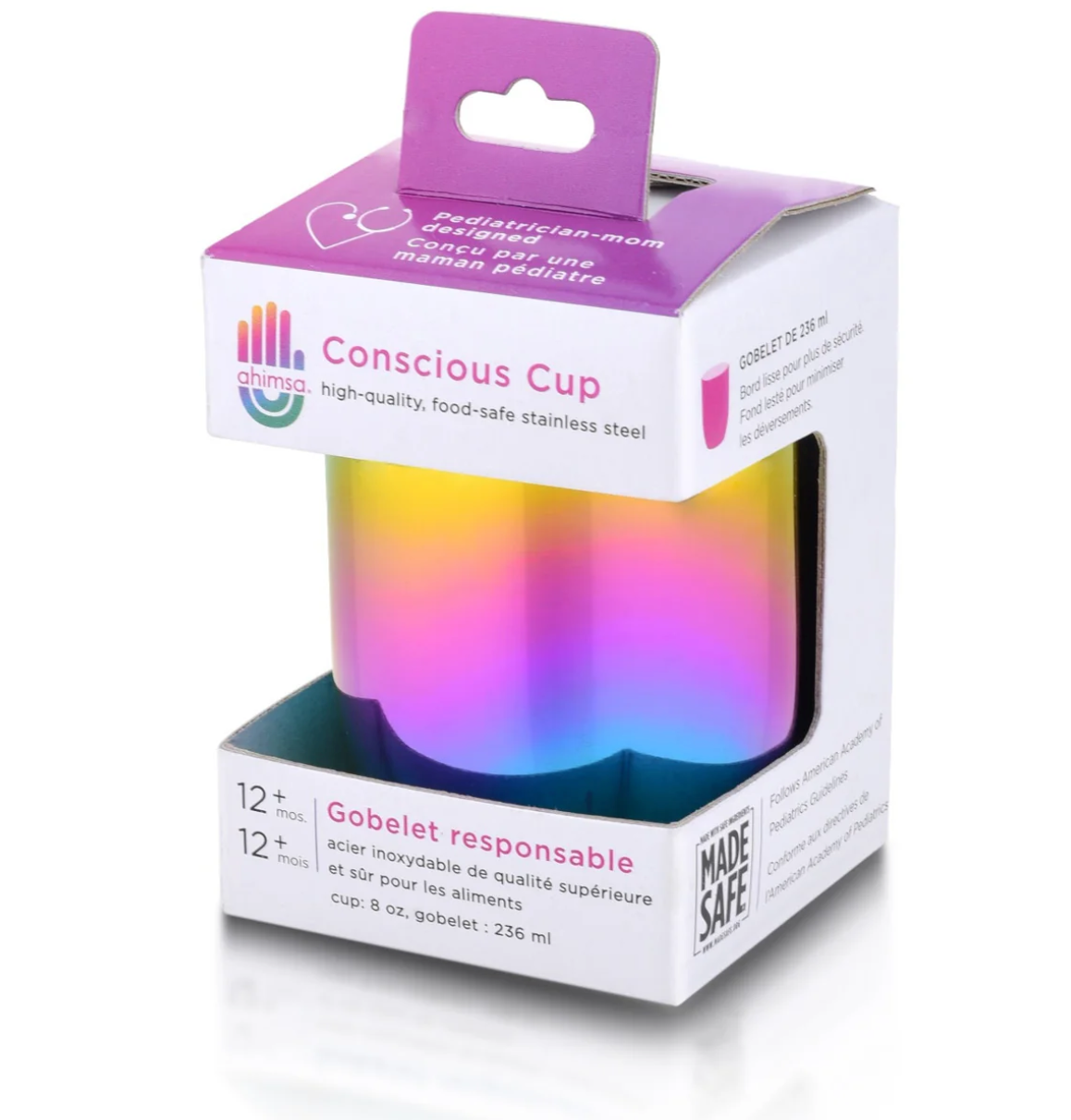 Ahisma (Made Safe) Stainless Steel Cups 8oz