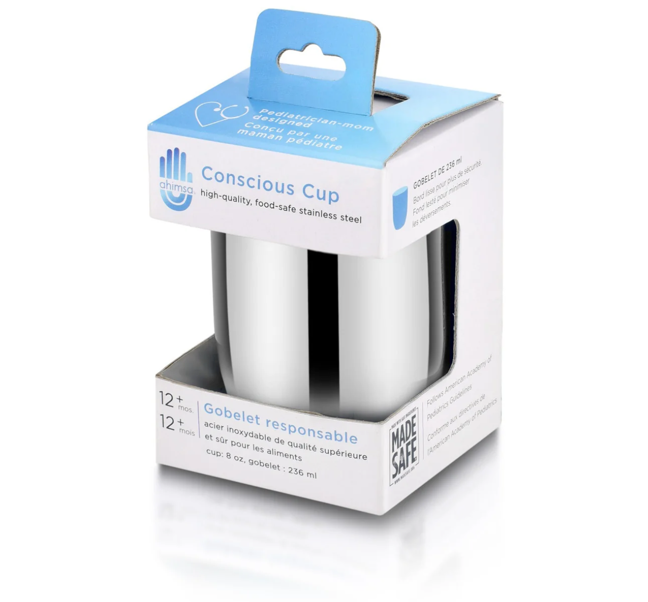 Ahisma (Made Safe) Stainless Steel Cups 8oz