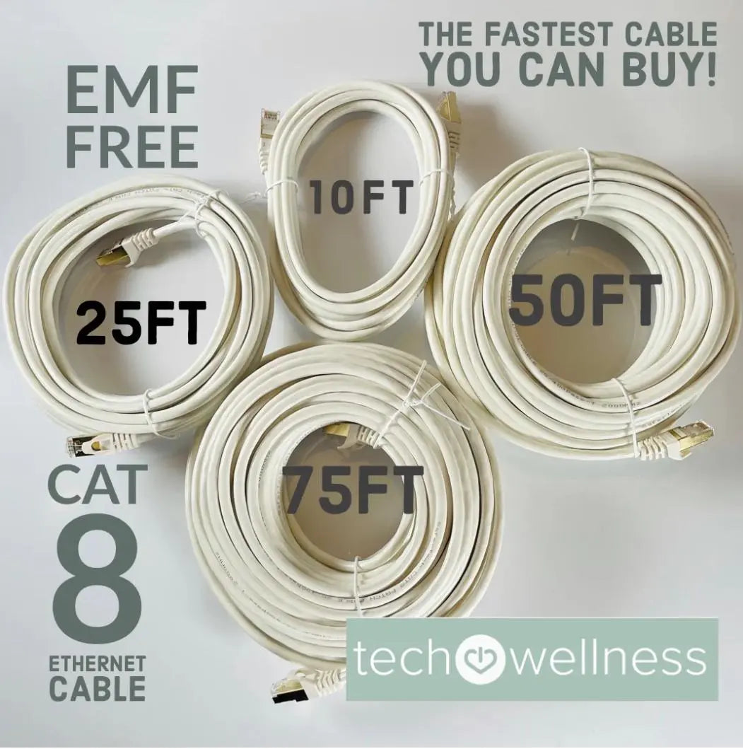 Tech Wellness Hard Wire Shielded CAT 8 Ethernet Cables - Essentiallydestinyy
