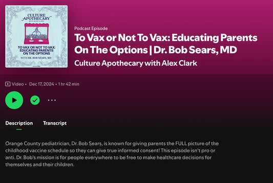 To Vax or Not to Vax: Educating Parents on the Options with Dr Bob Sears - Essentiallydestinyy