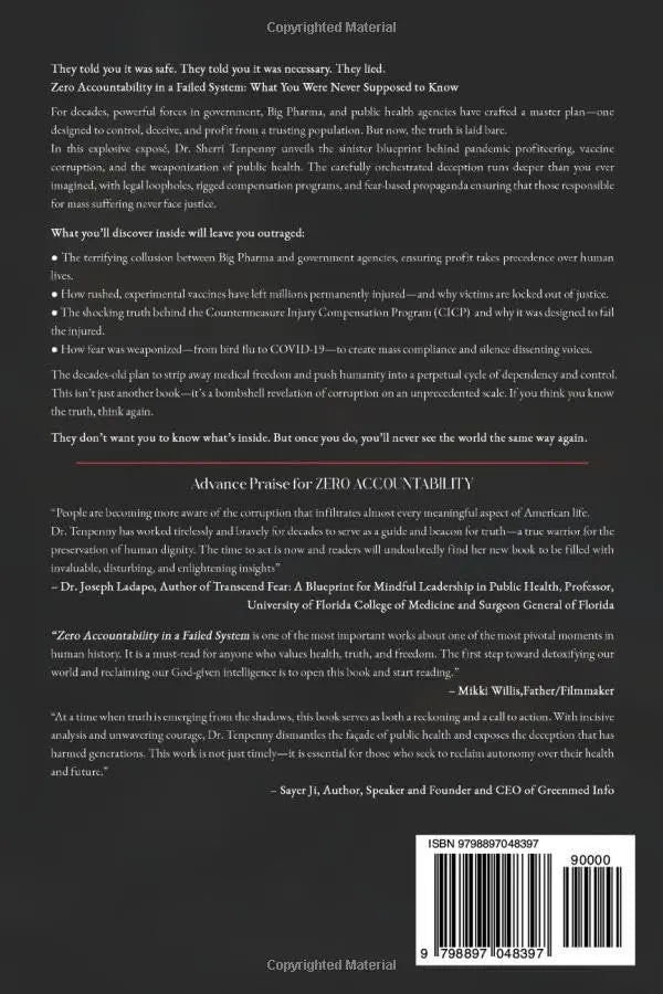 Zero Accountability in a Failed System Dr Sherri Tenpenny - Essentiallydestinyy