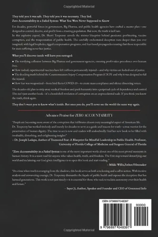 Zero Accountability in a Failed System Dr Sherri Tenpenny - Essentiallydestinyy