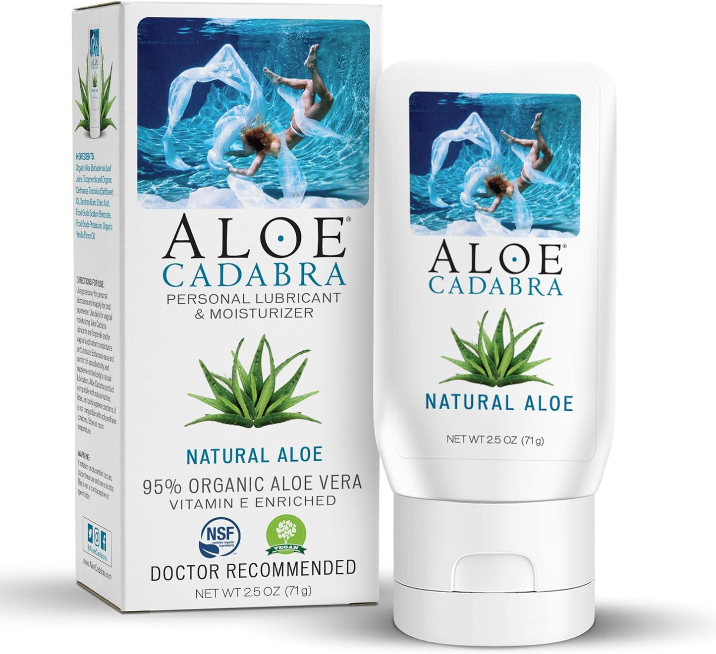 Aloe Cadabra Natural Water Based Personal Lube (Unflavored)