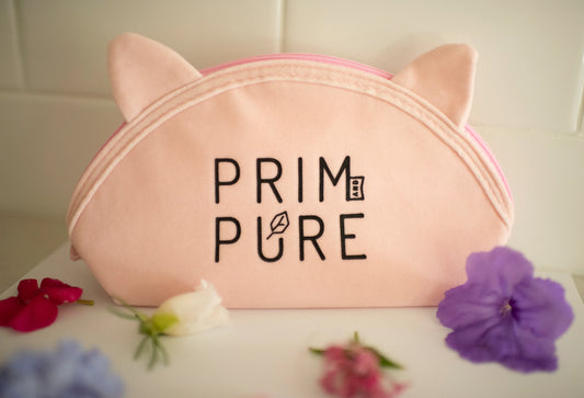 Prim & Pure Kitty Cosmetic Bag