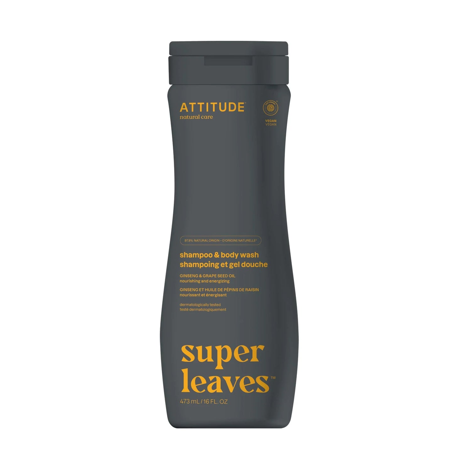 2-In-1 Shampoo and Body Wash Sport (Ginseng and Grape Seed Oil)