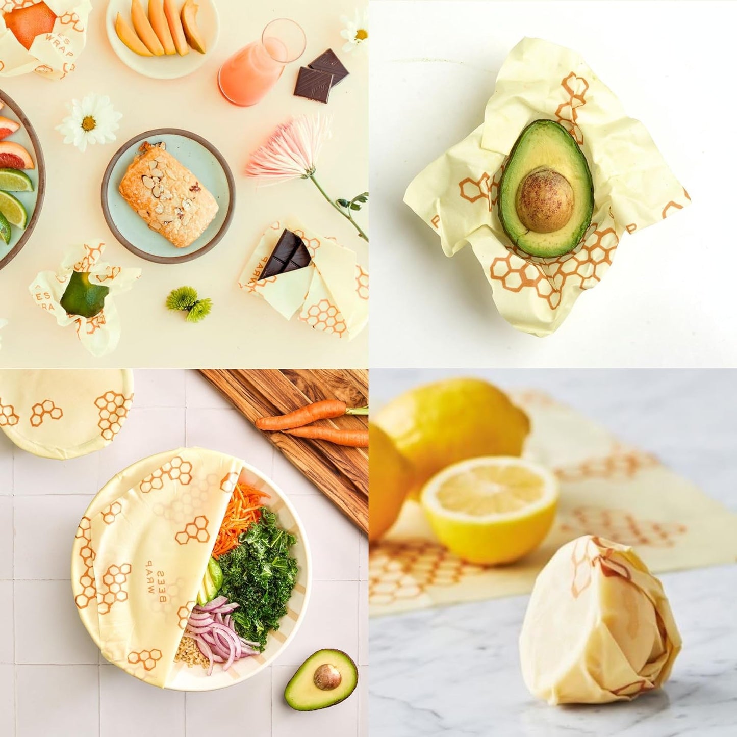 Bee's Wrap Reusable Beeswax Food Wraps