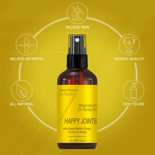 Seven Minerals Magnesium Arthritis & Joint Pain Relief Spray 4oz