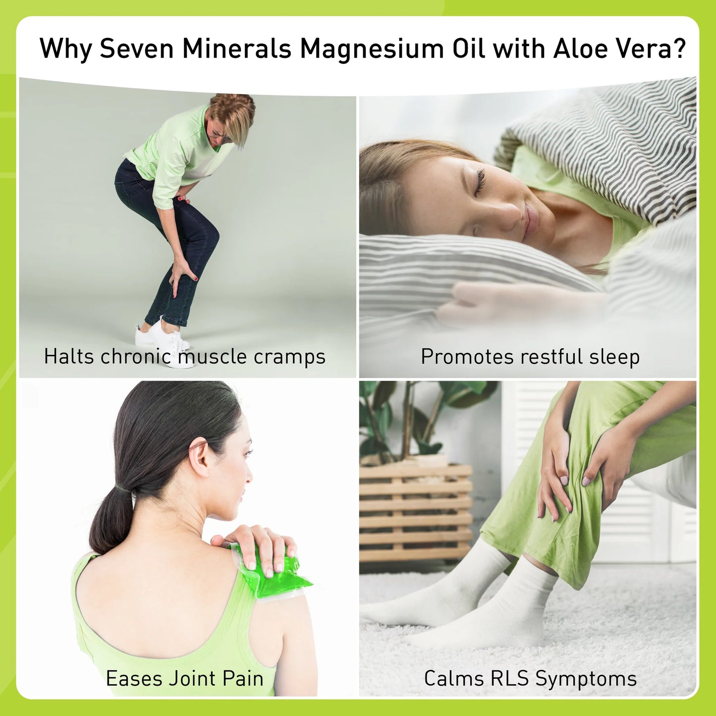 Seven Minerals Magnesium Oil with Aloe Vera