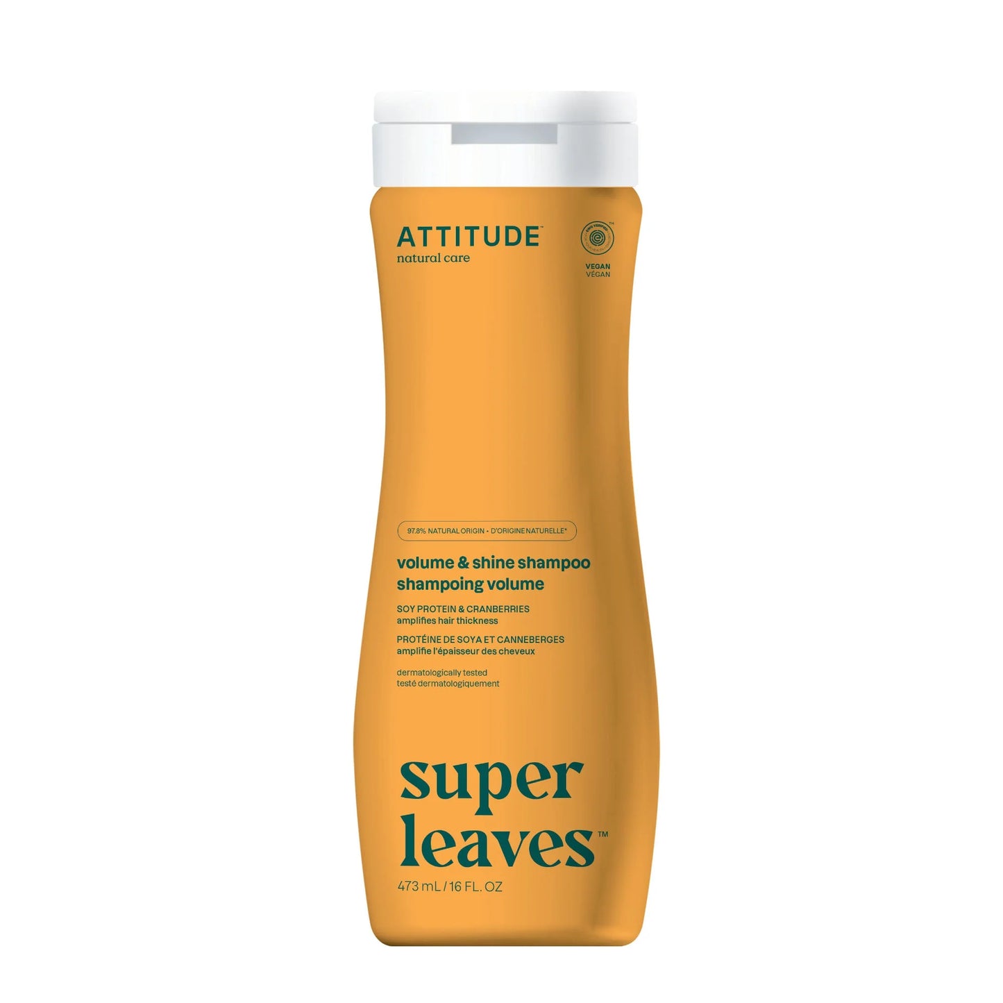Attitude Volume & Shine Shampoo (Soy Protein & Cranberries)