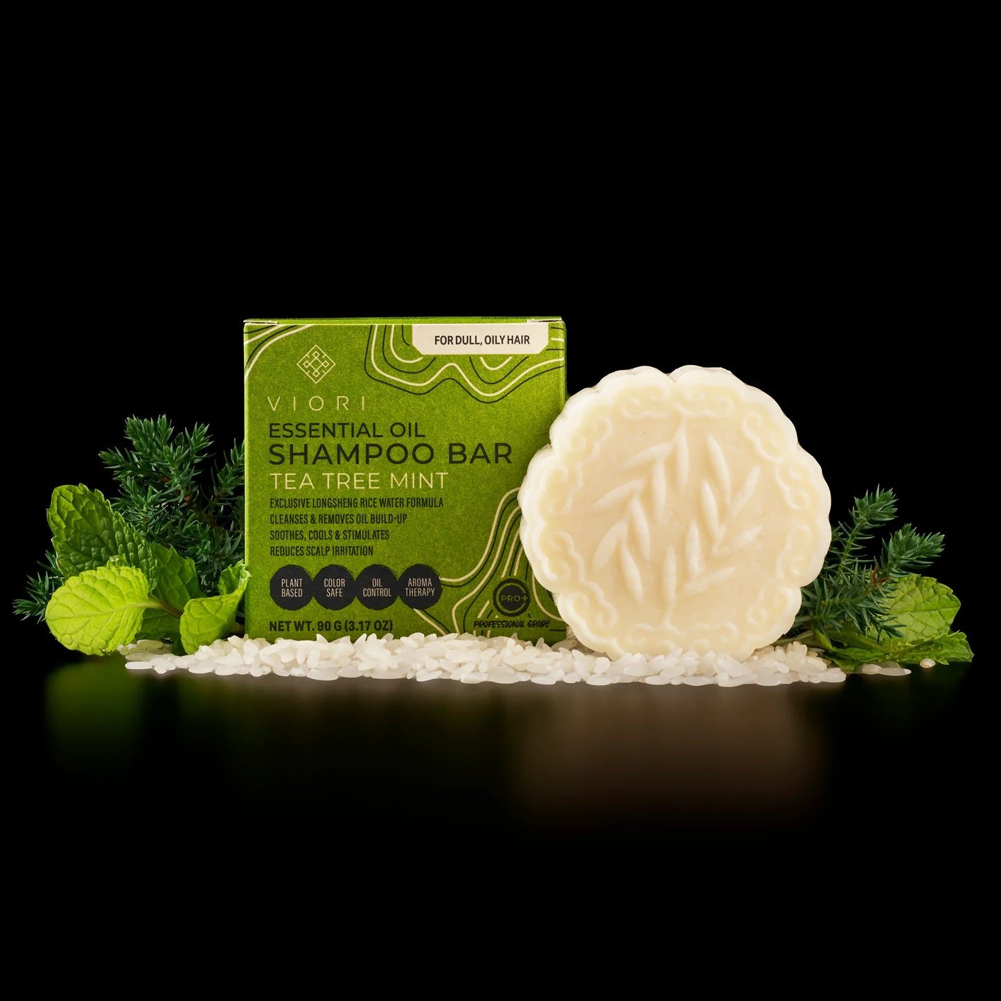 Viori Essential Oil Shampoo Bar (Tea Tree Mint)