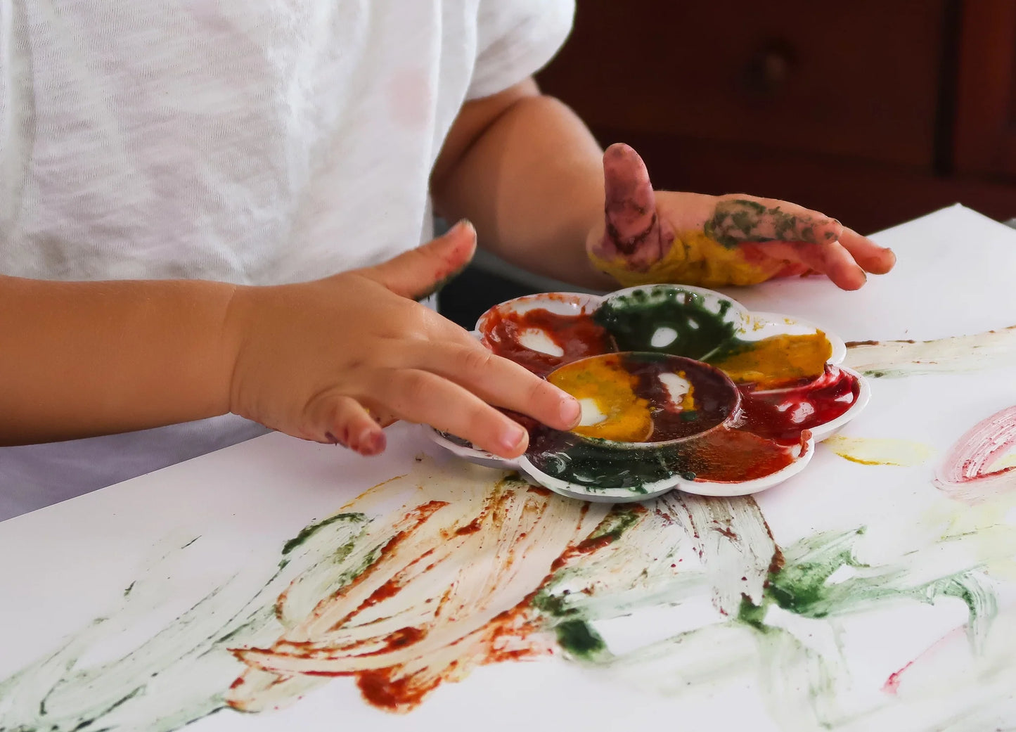 Veggie Baby Finger Paint