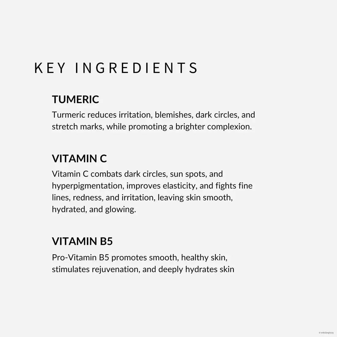 withSimplicity Lumi-hance | Turmeric + Vitamin C Brightening Mask - Essentiallydestinyy