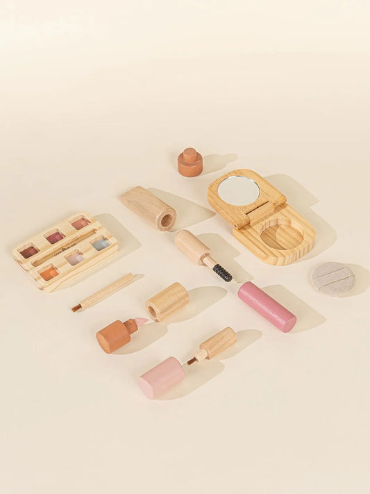 Colored Organics Pretend Wooden Makeup Set