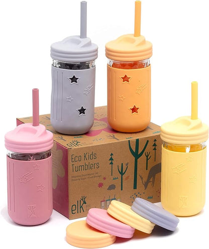 Elk & Friends: The Original Glass Mason Jars 12 oz