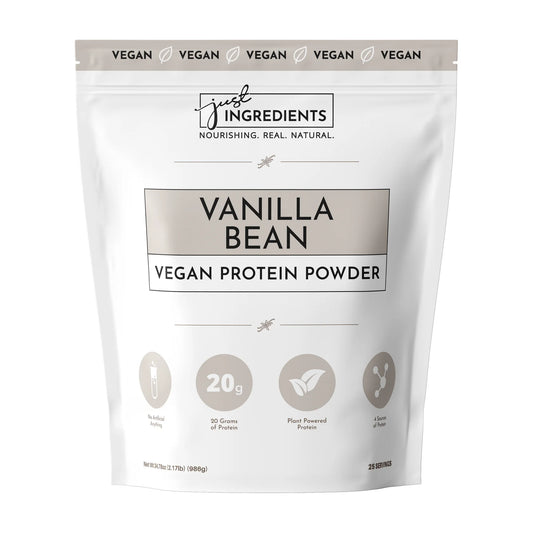 Just Ingredients VEGAN Protein Powder (Vanilla Bean)