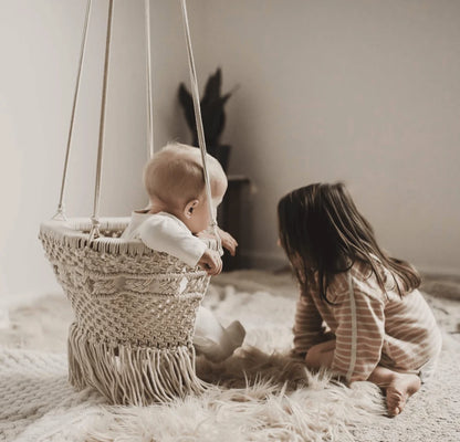 Finn + Emma Organic Macrame Swing