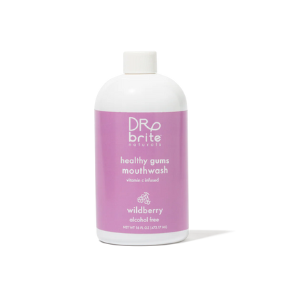 Dr Brite Healthy Gums Mouthwash - Wildberry (For Adults & Kids)