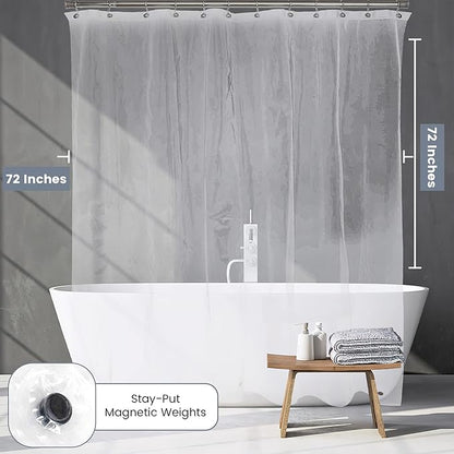 UrbanWare PEVA Shower Liner