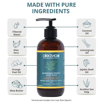 Aleavia Citrus & Sea Kelp Microbiome Friendly Hand Wash