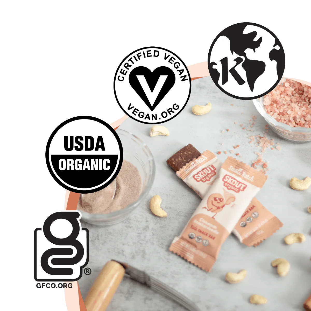 Skout Organic Kids Snack Bars, Protein Bars, and Cookies