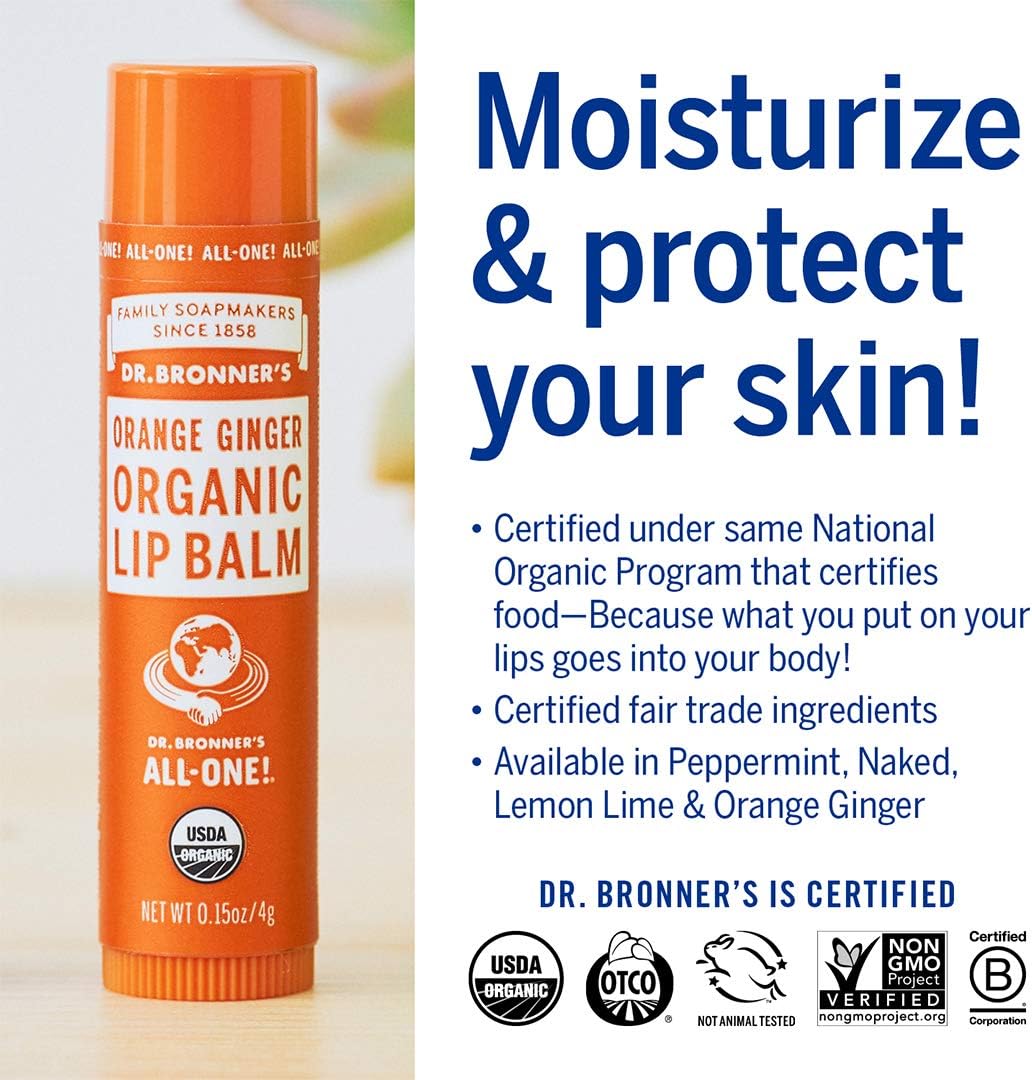 Dr Bronners Organic Lip Balm