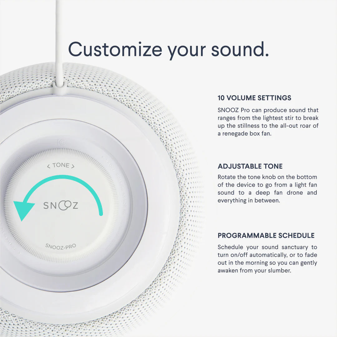 SNOOZ Pro White Noise Machine