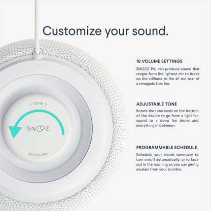 SNOOZ Pro White Noise Machine