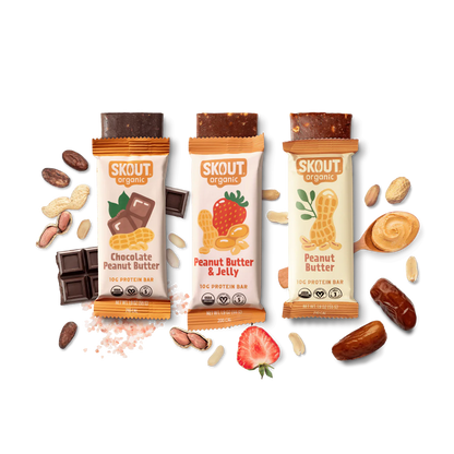 Skout Organic Kids Snack Bars, Protein Bars, and Cookies
