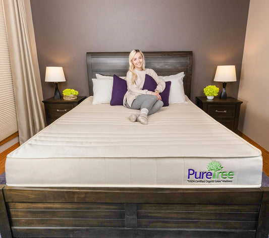 PureTree "USDA Certified Organic Latex" Mattress 7.2 Inch