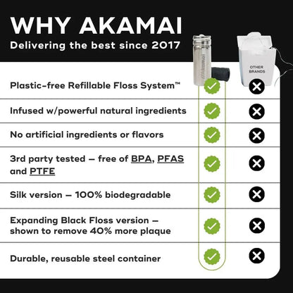 Akamai | Infused Floss + Plain Silk Option - Essentiallydestinyy